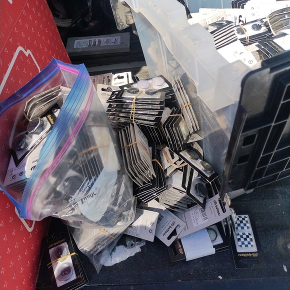 Dill buttons. 3 totes full. Selling by the grocery bag. Random buttons 25$ - Picture 2 of 6